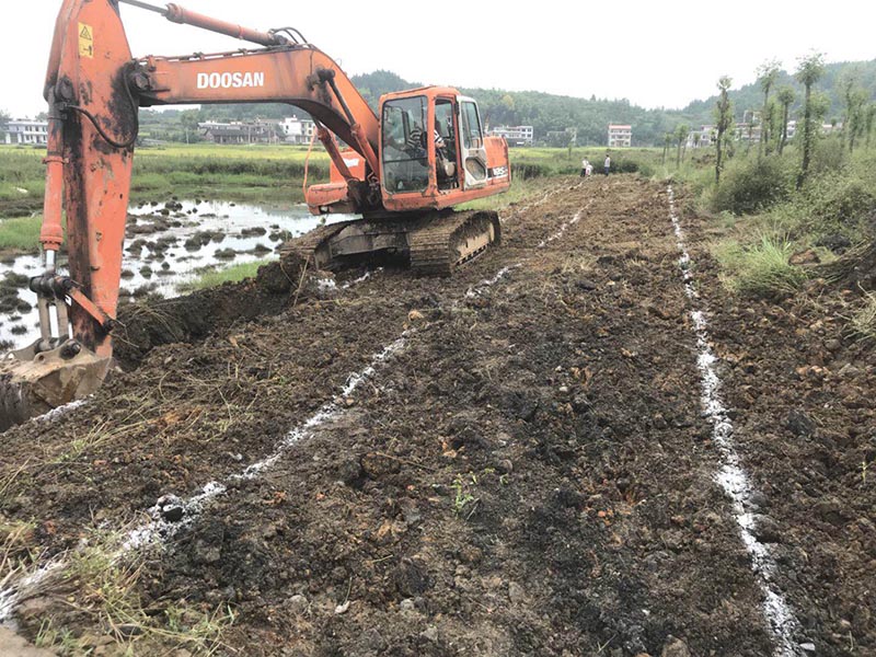 湖南省武岡市文坪鎮煤礦區湧水多級跌水曝氣工程